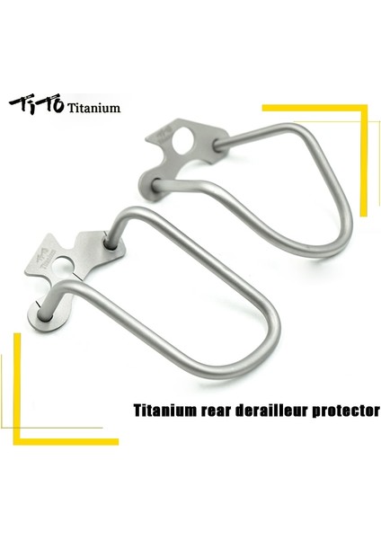 Shimano Stiline Uygula Tito Li Ayarlanabilir Dayanıklı Bisiklet Bisiklet Bisiklet Titanyum Alaşımlı Arka Attırıcı Zincir Stay Guard Dişli Koruyucu Yeni (Yurt Dışından)