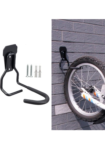 Demir Bisiklet Kancası Askı, Ağır Hizmet Tipi Bisiklet Duvar Kancası Garaj Için Montaj Tutacağı Dikey Bisiklet Rafı Vidalı Kapalı Depolama (Yurt Dışından) fırsatları