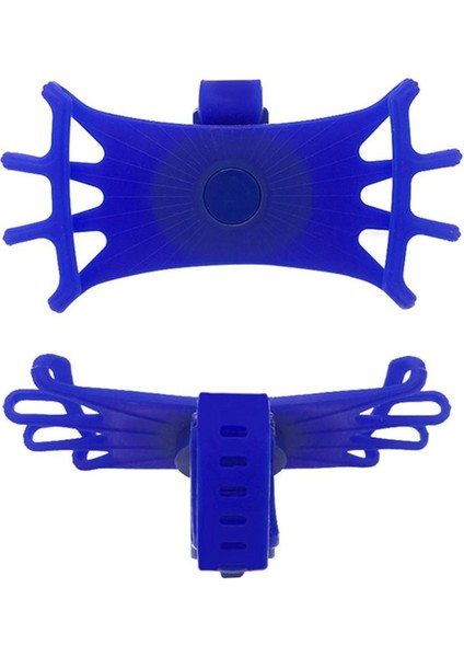 Mavi Stil Silikon Bisiklet Cep Telefonu Tutucu Motosiklet Bisiklet Gidon Standı Montaj Braketi Tutucu Bisiklet Bisikleti Telefon Standı Montaj Braketi (Yurt Dışından)