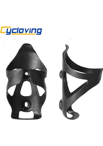 Mat 1 Parça Tarzı Bisiklet Tam Karbon Fiber Dağ Yol Bisikleti Su Şişesi Kafesi Mtb Bisiklet Şişe Tutucu Ultra Hafif (Yurt Dışından) fiyatları