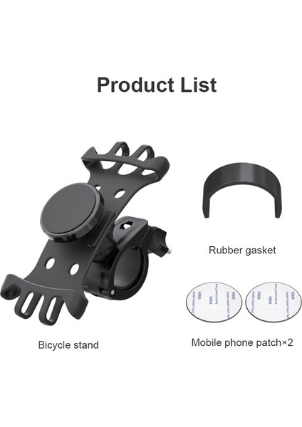 Kırmızı Stil Silikon Bisiklet Telefon Tutacağı Manyetik Bisiklet Gidon Montaj Desteği Motosiklet Gps Navigasyon Cep Telefonu Standı Braketi Tutacağı (Yurt Dışından) fırsatları