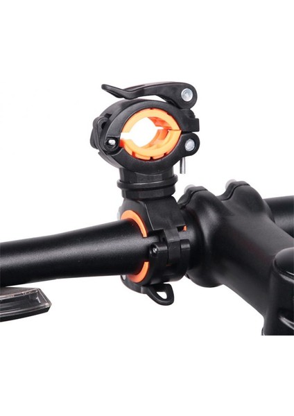 Siyah Stil Bisiklet Işık Klipsi Sabit Braket Bisiklet Tutucu LED Torch Far Rafları Montaj 360 Derece Dönebilen Işık Standı Sürme Aksesuarı (Yurt Dışından) fiyatları