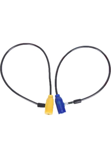 Mavi Stil Bisiklet Kablosu Hırsızlığa Karşı Bisiklet Bisiklet Scooter 2 Tuşlu Güvenlik Kilidi (Yurt Dışından) modelleri