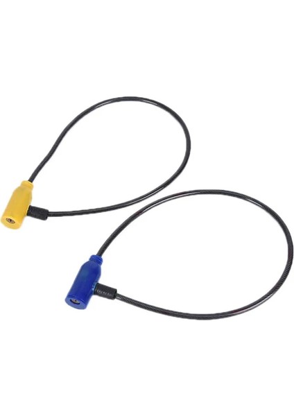 Mavi Stil Bisiklet Kablosu Hırsızlığa Karşı Bisiklet Bisiklet Scooter 2 Tuşlu Güvenlik Kilidi (Yurt Dışından) fırsatları