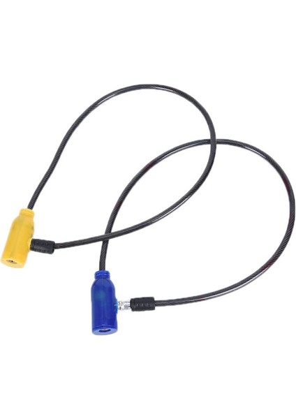 Mavi Stil Bisiklet Kablosu Hırsızlığa Karşı Bisiklet Bisiklet Scooter 2 Tuşlu Güvenlik Kilidi (Yurt Dışından) indirimleri