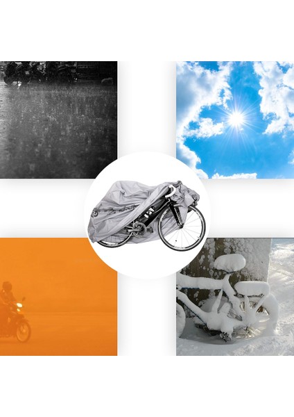 Açık Su Geçirmez ve Toz Geçirmez Bisiklet Motosiklet Bisiklet Kapağı Conta Askıları ile Bisiklet Yağmurluk Bisiklet Bisiklet Su Kapağı (Yurt Dışından) fiyatları