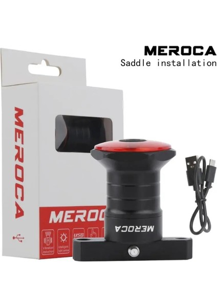Yastık 02 Stili 2021 Meroca WR15 Bisiklet Arka Lambaları Akıllı Sensör Fren Lambaları USB Şarj Dağ Bisikleti Yol Mtb Bisiklet Arka Arka Lambası (Yurt Dışından)