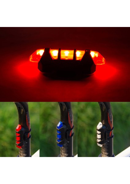 Bir Stil Bisiklet Arka Kuyruk Işıkları Su Geçirmez LED USB Şarj Edilebilir Gece Sürüş Güvenlik Lambası Uyarı Işığı Bisiklet Aksesuarları (Yurt Dışından)