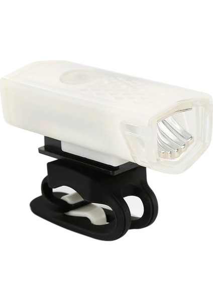 Beyaz Stil USB Şarj Edilebilir LED Bisiklet Işık Bisiklet Aksesuarları Dağ Bisikleti LED Lamba Bisiklet Güvenlik Uyarı Işığı Su Geçirmez Bisiklet Lambası (Yurt Dışından)