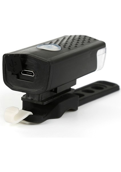 Beyaz Stil USB Şarj Edilebilir LED Bisiklet Işık Bisiklet Aksesuarları Dağ Bisikleti LED Lamba Bisiklet Güvenlik Uyarı Işığı Su Geçirmez Bisiklet Lambası (Yurt Dışından)