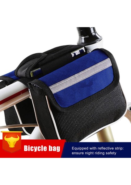 Siyah Stil Bisiklet Çantası Çerçevesi Ön Üst Tüp Bisiklete Binme Cep Telefonu Kılıfı Bisiklet Kılıfı Tüp Bisiklete Binme Gidon Çantaları Mtb Ön Bisiklet Selesi (Yurt Dışından) fiyatları