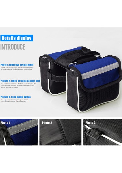 Siyah Stil Bisiklet Çantası Çerçevesi Ön Üst Tüp Bisiklete Binme Cep Telefonu Kılıfı Bisiklet Kılıfı Tüp Bisiklete Binme Gidon Çantaları Mtb Ön Bisiklet Selesi (Yurt Dışından) indirimleri