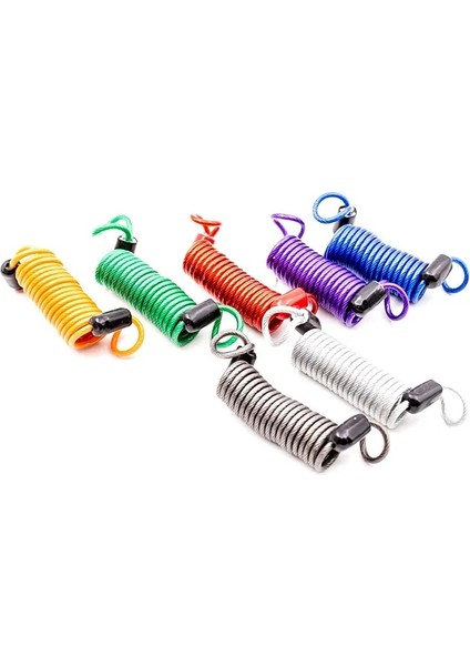 Kırmızı 2.5m Tarzı 1 Adet 1m.5m.5m Bisiklet Yaylı Kablo Kilidi Hırsızlığa Karşı Halat Alarm Disk Kilidi Bisiklet Güvenlik Hatırlatma Motosiklet Hırsızlık Koruması (Yurt Dışından) indirimleri