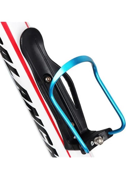 Mavi Stil Bisiklet Şişe Kafesi Dağ Bisikleti Alüminyum Alaşımlı Ayarlanabilir Su Bardağı Tutucu Içecek Tutucu Sürme Ekipmanları Aksesuarları (Yurt Dışından) indirimleri