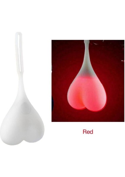 No.1 Tarzı Silikon Bisiklet Arka Lambası Sürme LED Işık Kalp Top Yumurta Güvenlik Işığı Su Geçirmez Işık Gece Bisiklete Binme Waring Fener El Feneri (Yurt Dışından)