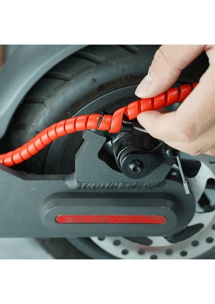 Beyaz Stil E-Bisiklet Scoot Kablo Sarıcı Koruyucu Hat Organizatör Xiaomi M365 Kablo Koruyucu Tel Koruma Sarma Borusu Sarma (Yurt Dışından) indirimleri