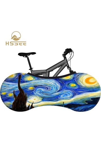 No.1 Tarzı Hssee Yağlıboya Serisi Bisiklet Örtüsü Yüksek Li Elastik Kumaş Yol Bisikleti Kapalı Tozluk Yeni Teknoloji Solmaz (Yurt Dışından) modelleri