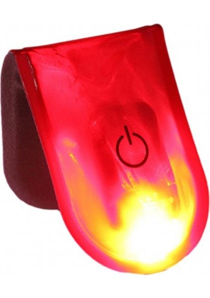 No.1 Tarzı Açık Gece Koşu Yaka Lambası Koşu LED Alarm Uyarı Klipsi Mıknatıs Işık Lambası, Gece Bisikleti Koşusu Için 3 Işık Modu ile (Yurt Dışından)