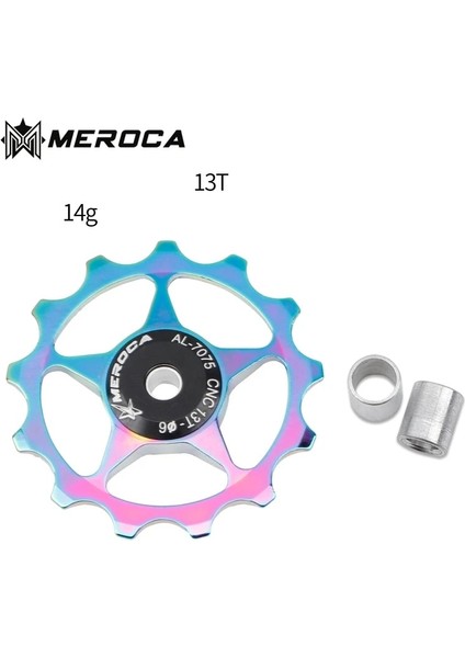 13T Renk Stili Meroca Dağ Bisikleti Yol Bisikleti Alüminyum Jokey Tekerlek Arka Attırıcı Kasnak Çelik Rulman Kılavuzu (Yurt Dışından) fiyatları