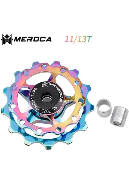 13T Renk Stili Meroca Dağ Bisikleti Yol Bisikleti Alüminyum Jokey Tekerlek Arka Attırıcı Kasnak Çelik Rulman Kılavuzu (Yurt Dışından) modelleri