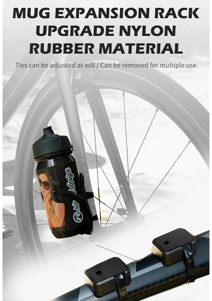 Bisiklet Su Şişesi Montaj Kafesi Standı Taban Sabitleme Klipsi Seti Ayarlanabilir Bisiklet Su Isıtıcısı Tutucu Raf Adaptörü Bisiklet Aksesuarları (Yurt Dışından) fiyatları