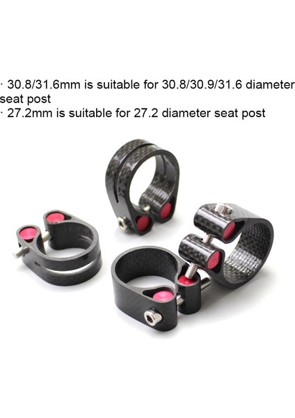 31.6 Açık Parlak Stil Tam Karbon Mtb Seatpost Kelepçesi Seat Post Quick Release Karbon Dağ Yolu Bisiklet Seat Post Kelepçesi Için Uyar (Yurt Dışından) indirimleri