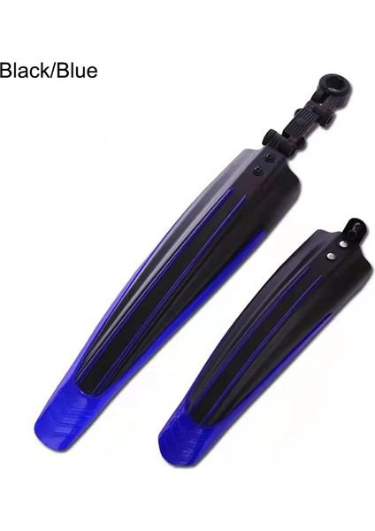 Siyah Mavi Tarzı Çift Bisiklet Çamurluklar Dağ Yol Bisikleti Renkli Reçine Çamurluk Ön Arka Mtb Çamurluk Kanatları Bisiklet Aksesuarı Için (Yurt Dışından)