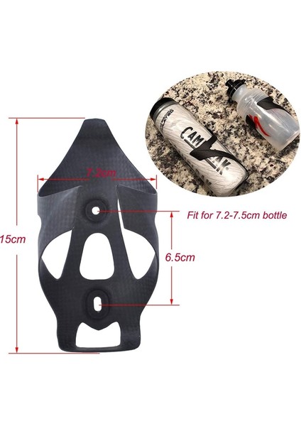 Parlak 2 Adet Stil Bisiklet Tam Karbon Fiber Dağ Yol Bisikleti Su Şişesi Kafesi Mtb Bisiklet Şişe Tutucu Ultra Hafif (Yurt Dışından) modelleri