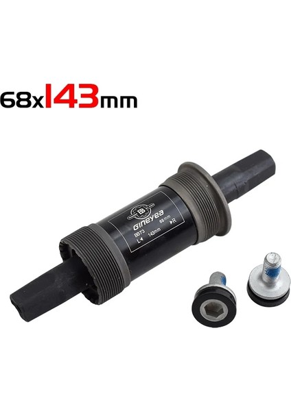 68X143MM Stili Kare Dağ Bisikleti Alt Braketi 68* Yol Mtb Bisikleti Bb Ekseni Ayarlıyor (Yurt Dışından)