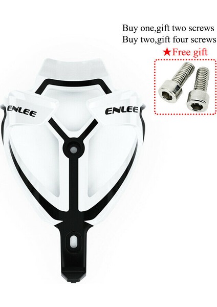 Beyaz 1pc Tarzı Enlee Dağ Bisikleti Su Şişesi Tutucu Mtb Bisiklet Karbon Şişe Kafesi Ultralight Yüksek Elastik Bisiklet Aksesuarları Parçaları (Yurt Dışından)