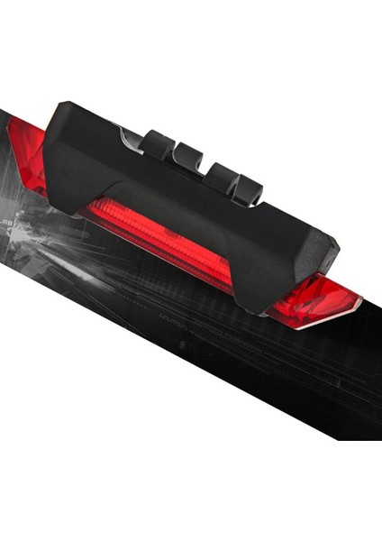 Rastgele Renk 1 Adet Tarzı Bisiklet Aksesuarı Şarj Edilebilir USB LED Bisiklet Bisiklet Kuyruğu Kırmızı Işık Bisiklet Arkası Çoklu LED Renkli Bisiklet Bisiklet Işıkları (Yurt Dışından)