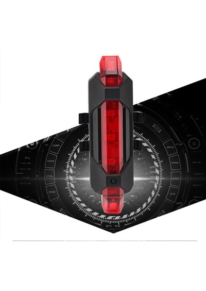 Rastgele Renk 1 Adet Tarzı Bisiklet Aksesuarı Şarj Edilebilir USB LED Bisiklet Bisiklet Kuyruğu Kırmızı Işık Bisiklet Arkası Çoklu LED Renkli Bisiklet Bisiklet Işıkları (Yurt Dışından)