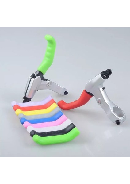 Lacivert 1 Çift Stil Bisiklet Aksesuarları Için 1 Çift Kilitler Fren Silikon Kol Evrensel Fren Kolu Bisiklet Vücut Koruma Kapağı Aksesuarları (Yurt Dışından) fırsatları