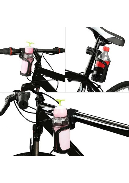 Siyah Stil Bisiklet Şişe Tutucu Çok Fonksiyonlu Hızlı Çıkarılan Su Şişesi Standı Kılıf Bisiklet Gidon Şişe Kafesi Montaj Bisiklet Bardak Tutucu (Yurt Dışından) modelleri