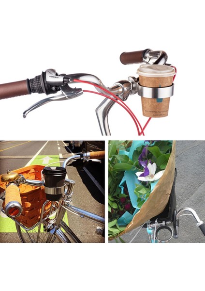 Gümüş Tarzı Sıcak Bisiklet Bisiklet Bisiklet Bardak Tutucu Kahve Içecek Şişesi Gidon Montaj Braketi Aracı Içecek Şişesi Gidon Montaj Braketi Aracı (Yurt Dışından) modelleri