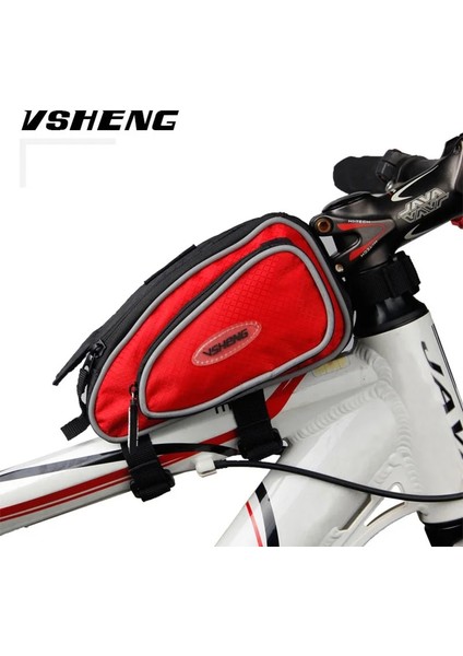 BF01 Yeşil Stil Bisiklet Çantası Ön Üst Tüp Çanta Bisiklet Bisiklet Çerçevesi Eyer Paketi Cep Telefonu Için Su Geçirmez Bisiklet Aksesuarları Bisiklet Raf Çantaları (Yurt Dışından) fiyatları