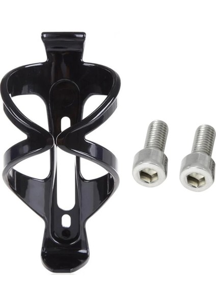Siyah Stil Mtb Bisiklet Su Şişesi Tutucu Alüminyum Alaşımlı Dağ Bisikleti Şişe Can Kafes Braketi Bisiklet Içecek Su Bardağı Raf Aksesuarları (Yurt Dışından)