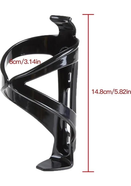Siyah Stil Mtb Bisiklet Su Şişesi Tutucu Alüminyum Alaşımlı Dağ Bisikleti Şişe Can Kafes Braketi Bisiklet Içecek Su Bardağı Raf Aksesuarları (Yurt Dışından) fırsatları