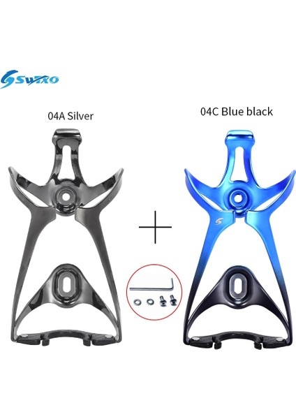 2 Adet Set P Stili Yeni Swtxo Bisiklet Su Şişesi Tutucu Hafif Alüminyum Alaşımlı Bisiklet Su Şişesi Kafes Katlanır Mtb Yol Bisikleti Için Parantez (Yurt Dışından)