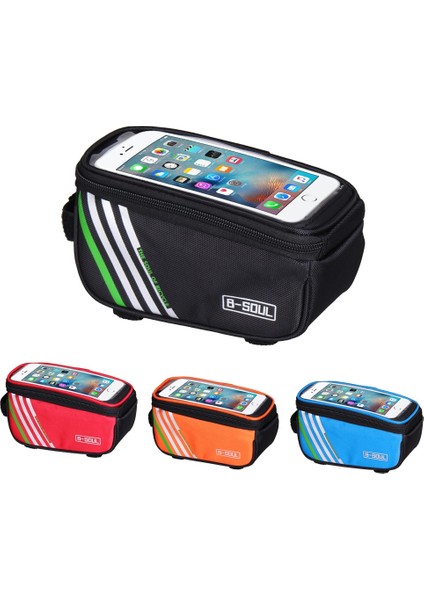 Kırmızı Stil Bisiklet Bisiklet Çantası Su Geçirmez Mtb Yol Bisiklet Çerçevesi Ön Tüp 5. Cep Telefonu Dokunmatik Ekran Çantası Bisiklet Bisiklet Aksesuarları (Yurt Dışından) modelleri