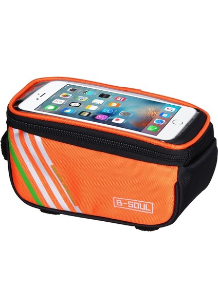 Kırmızı Stil Bisiklet Bisiklet Çantası Su Geçirmez Mtb Yol Bisiklet Çerçevesi Ön Tüp 5. Cep Telefonu Dokunmatik Ekran Çantası Bisiklet Bisiklet Aksesuarları (Yurt Dışından) fırsatları