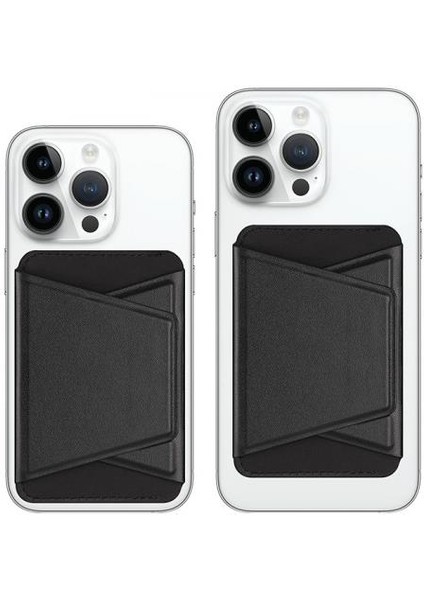 2in1 Telefon Arkası Cüzdan ve Magsafe Masaüstü Telefon Stand Apple iPhone 12 13 14 15 Pro Max Stand