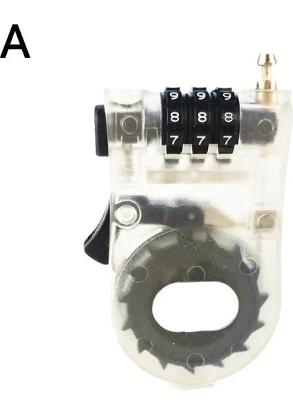 Beyaz Stil 1 Adet Teleskopik Kablo Kilidi Geri Çekilebilir Hırsızlığa Karşı Bisiklet Rakamlı Scooter Mtb Güvenlik Şifreli Bisiklet Yol Ekipmanları Kilidi Bicy W2J6 (Yurt Dışından)