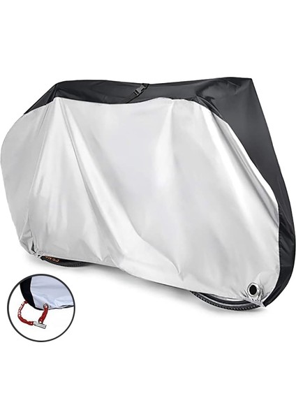 Gümüş Tarzı S Beden Bisiklet Bisiklet Koruyucu Kapak Bicicleta S-Xl Boyut Çok Amaçlı Yağmur Kar Toz Tüm Hava Koruyucu Kapakları Su Geçirmez Garaj Yeni (Yurt Dışından) fırsatları