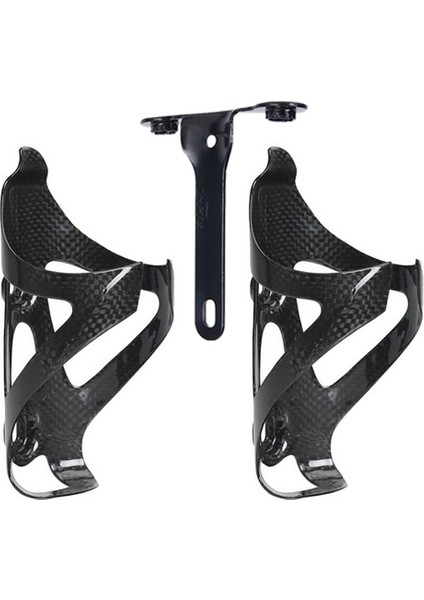 Co2 Stili ile 2 Adet Parlak Sıcak Toseak Tam Karbon Fiber Bisiklet Su Şişesi Kafesi Mtb Yol Bisikleti Şişe Tutucu Ultra Hafif Döngü Ekipmanı Mattelight (Yurt Dışından)