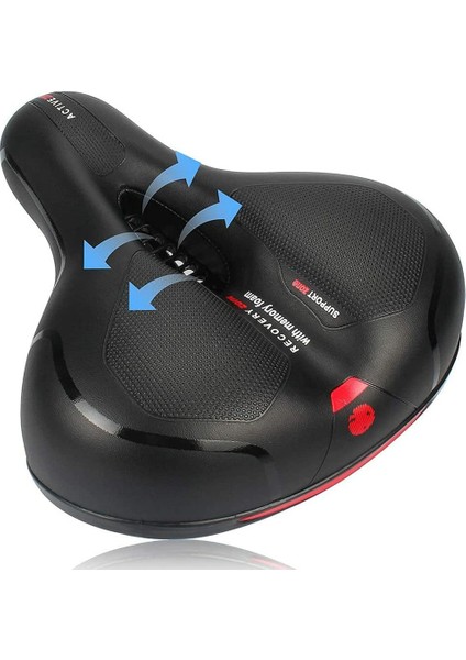 A-4 Stili Yansıtıcı Şok Emici Içi Boş Bisiklet Selesi Mtb Bisiklet Koltuğu Nefes Alabilir Yağmur Geçirmez Bisiklet Yolu Dağ Bisikleti Aksesuarı (Yurt Dışından) fiyatları