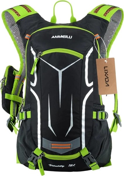 Siyah Katı Stil Lixada Bisiklet Bisiklet Sırt Çantası Yağmurluk ile 18L Su Geçirmez Lage Kapasiteli Bisiklet Çantası Mtb Dağ Bisikleti Nemlendirme Sırt Çantası (Yurt Dışından) modelleri