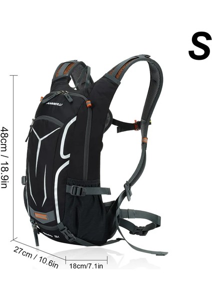 Siyah Katı Stil Lixada Bisiklet Bisiklet Sırt Çantası Yağmurluk ile 18L Su Geçirmez Lage Kapasiteli Bisiklet Çantası Mtb Dağ Bisikleti Nemlendirme Sırt Çantası (Yurt Dışından) fırsatları