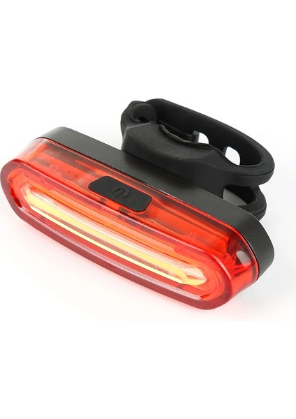 Beyaz Stil Açık Bisiklet Bisiklet Arka Arka Lambası USB Şarj Mtb Kuyruk Lambası LED Gece Güvenlik Uyarı Işığı USB Şarj Lambası Bisiklet Işığı (Yurt Dışından)