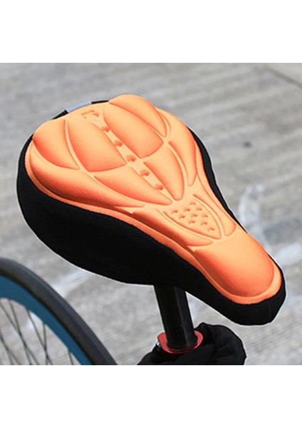 Turuncu Tarzı Bisiklet Eyer 3D Yumuşak Bisiklet Koltuk Örtüsü Rahat Köpük Koltuk Minderi Bisiklet Eyer Dağ Bisiklet Bisiklet Aksesuarları Için (Yurt Dışından)
